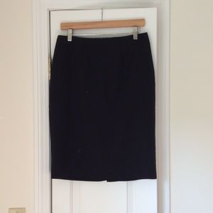 Merona Navy Blue Pencil Skirt 8